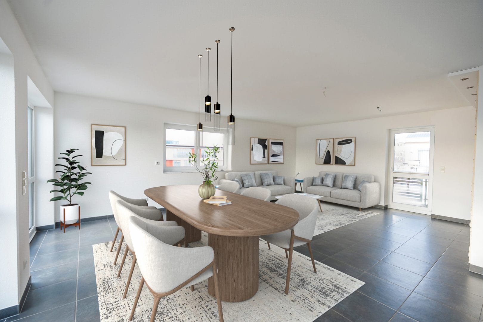 Visualisierung Essen/Wohnen