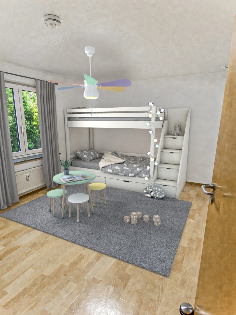 Kinderzimmer Visualisierung