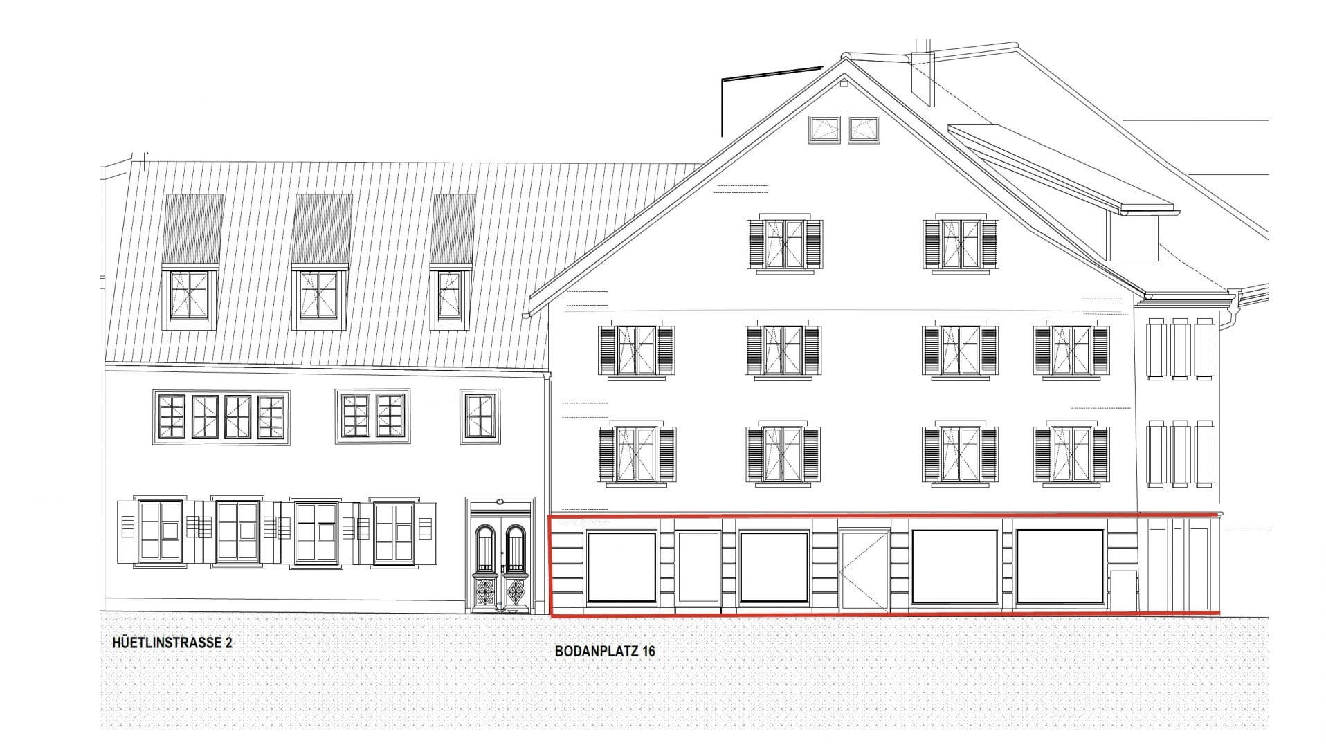 Ansicht Hüetlinstrasse