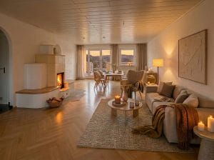 Wohn-Esszimmer Visualisierung