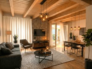 Wohn- und Esszimmer Visualisierung