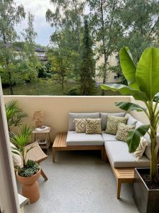 Balkon-Visualisierung