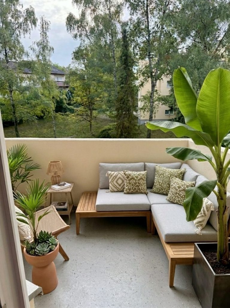 Balkon-Visualisierung